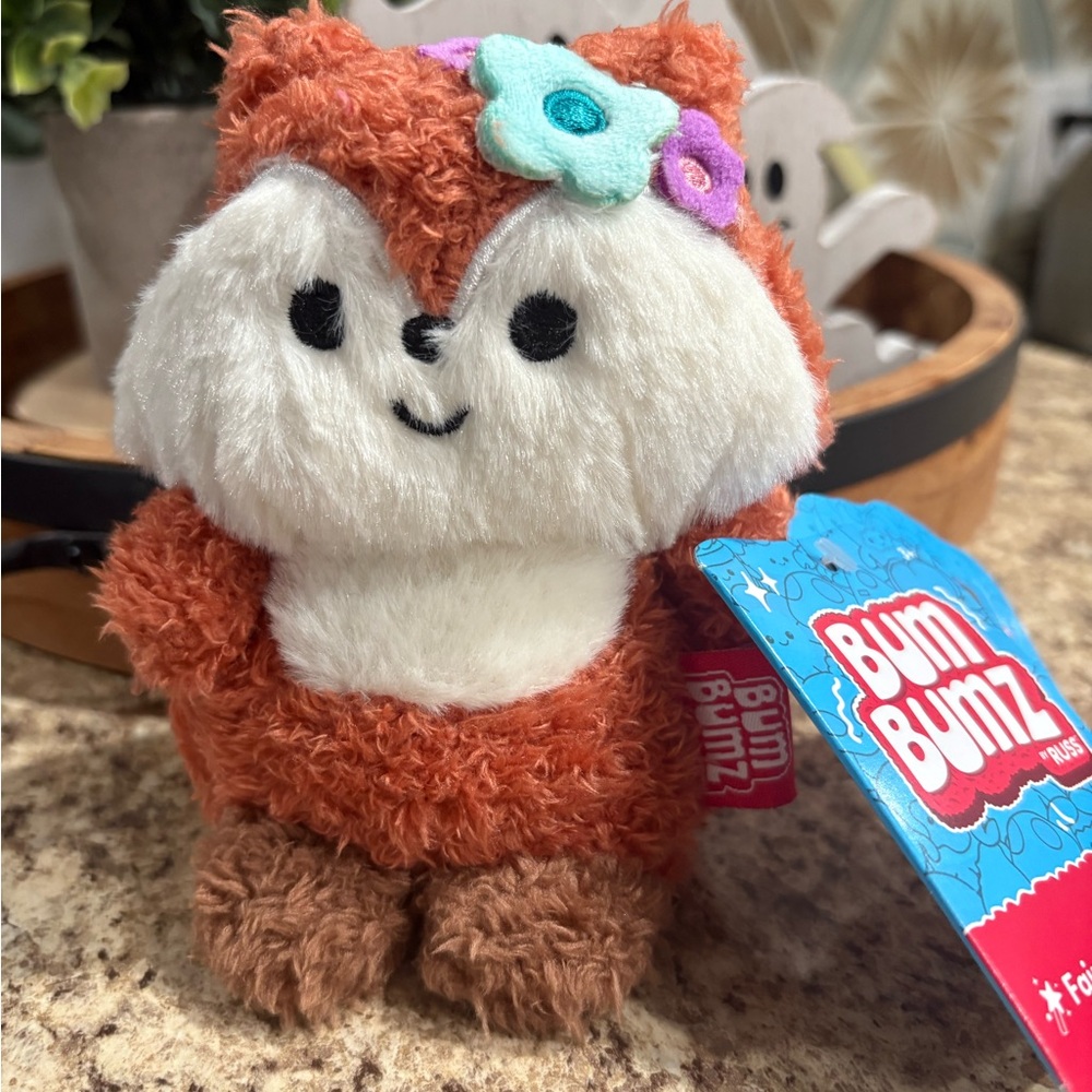 Russ‎ BumBumz Plush Toy - Brown and White Feather